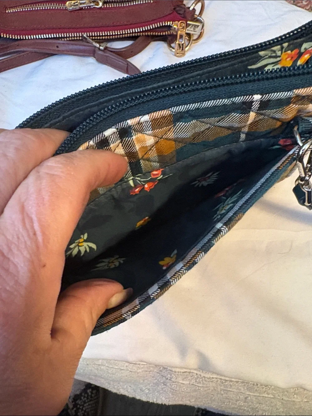Vera Bradley quilted plaid
